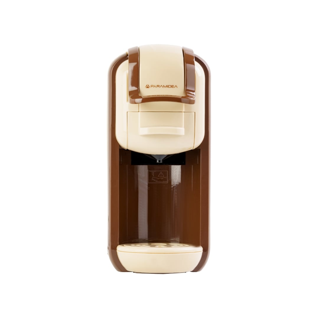 PYRAMIDEA Macchina per Caffè 3 in 1 Compatibile Nespresso Dolcegusto e Cialde Bevande Fredde da 0,6L Caffè Latte