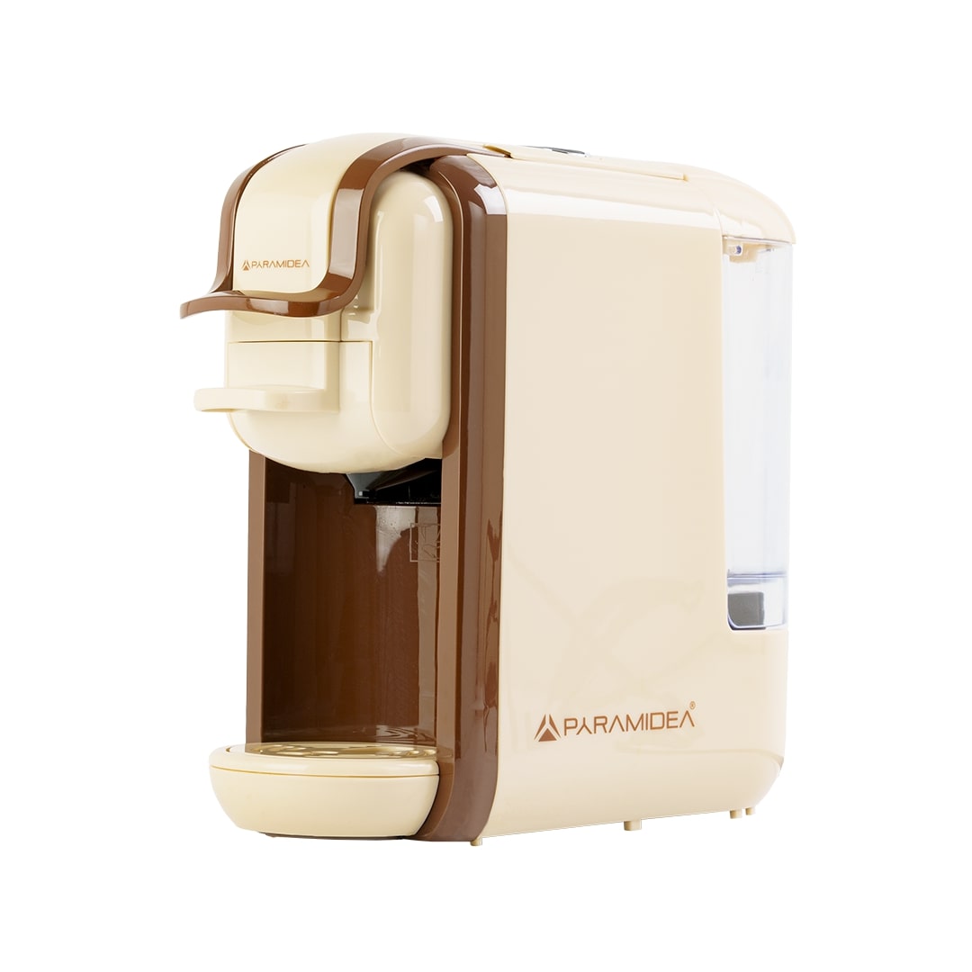 PYRAMIDEA Macchina per Caffè 3 in 1 Compatibile Nespresso Dolcegusto e Cialde Bevande Fredde da 0,6L Caffè Latte