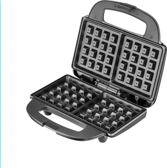 PYRAMIDEA WM751 - Macchina per Waffle Piastre antiaderenti 750 Watt