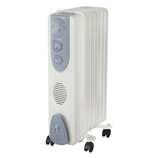 PYRAMIDEA Stufetta Elettrica Riscaldatore Ambiente da 1200W Colore Grigio TL007