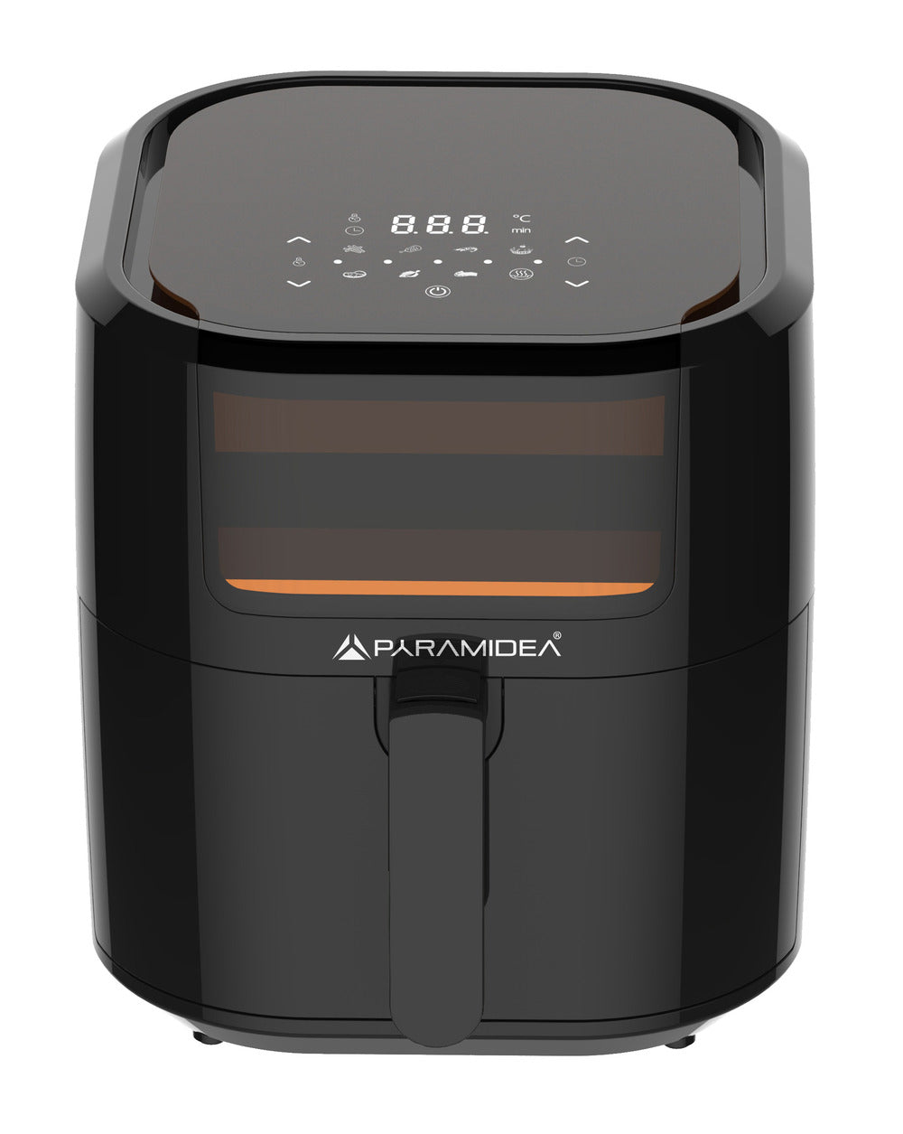 PYRAMIDEA Friggitrice ad Aria 8 Litri Digitale Nera AF814B