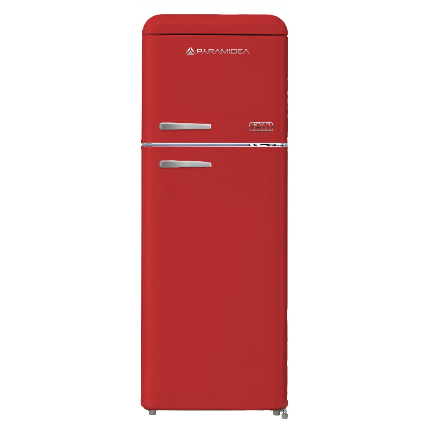 PYRAMIDEA Frigorifero Doppia Porta Ventilato 240 Litri Colore Rosso MAMBO2402R