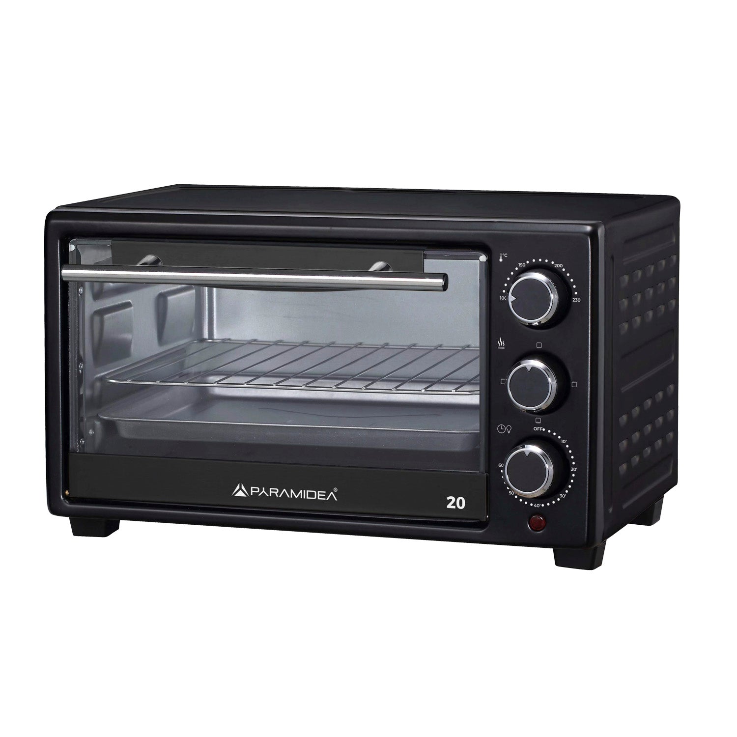 PYRAMIDEA Forno Elettrico 20 L Colore Nero FO2008B