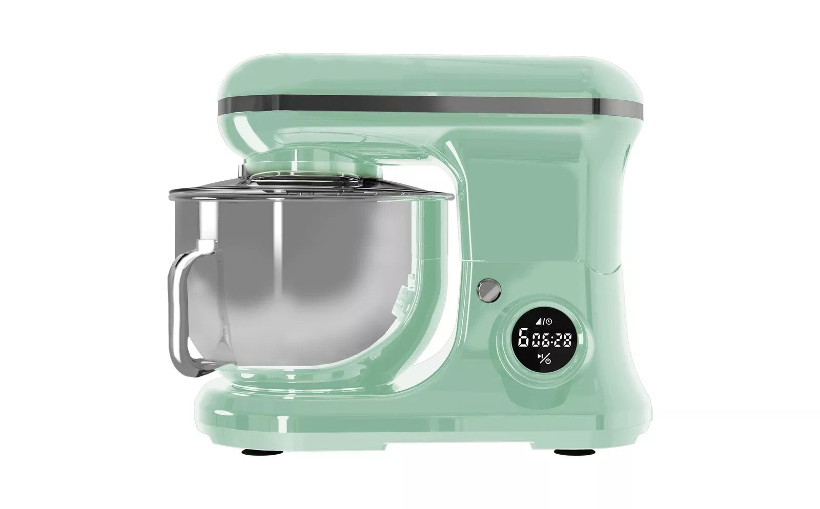 PYRAMIDEA Impastatrice con Display Digitale 8 velocità Testa Sollevabile 1200W con Funzione Pulse Capienza 5,2L Colore Verde IP5200G