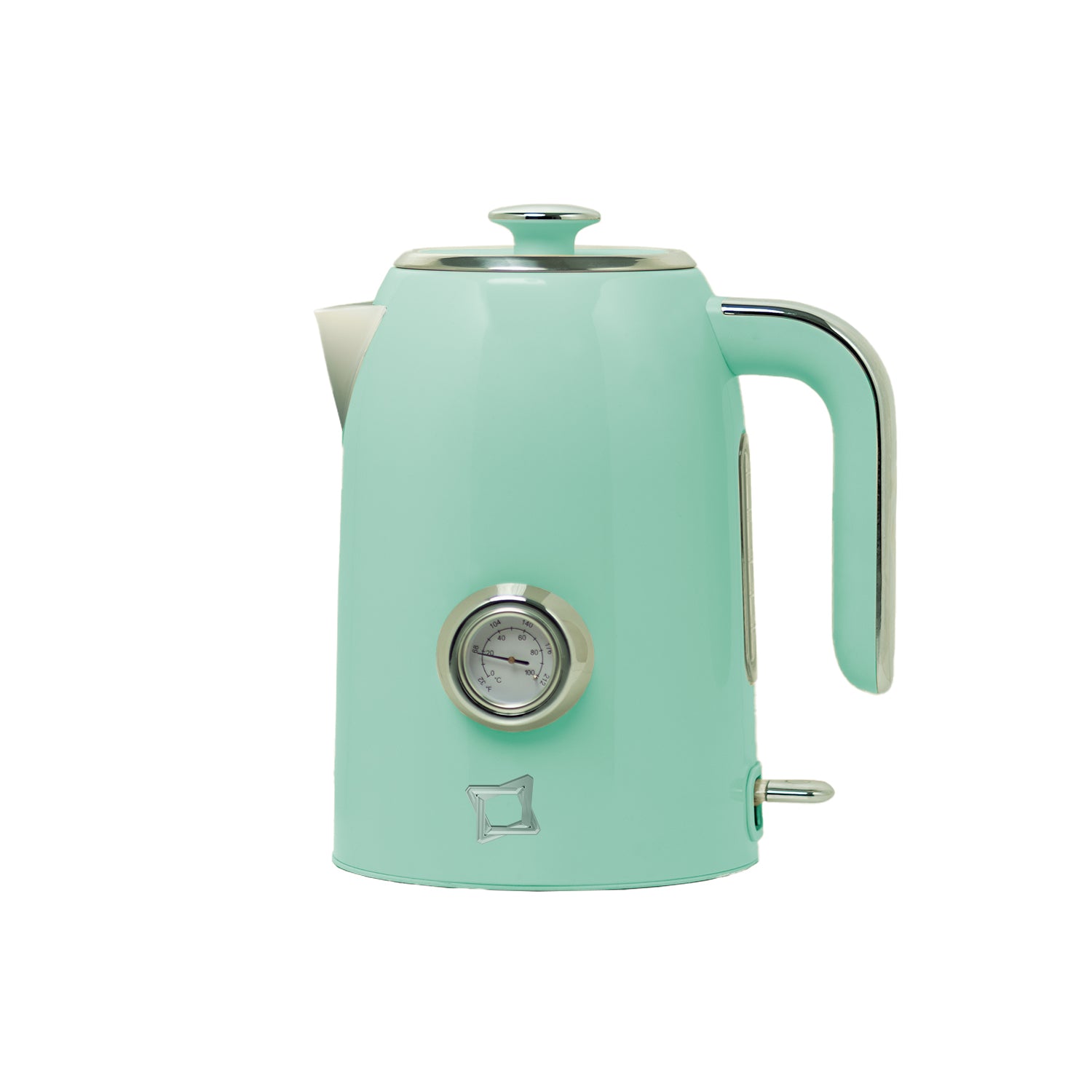 FIRST CLASS BOLLITORE Verde Stile Vintage con Corpo in Acciaio