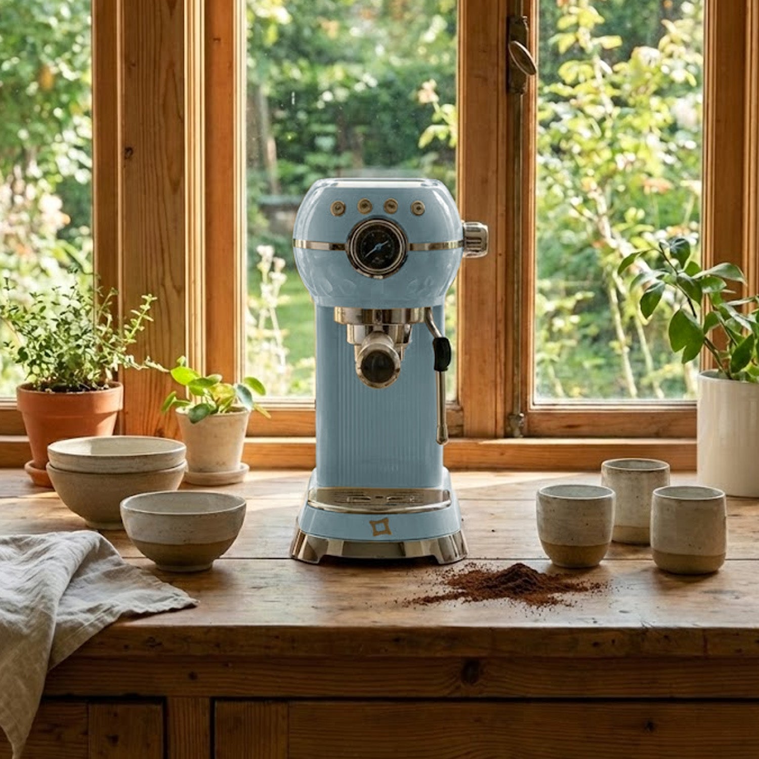 FIRST CLASS Macchina caffè Azzurra